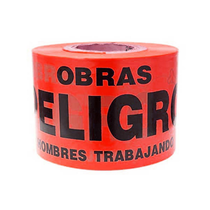 Cinta de peligro obras amarillo X 200 Metros