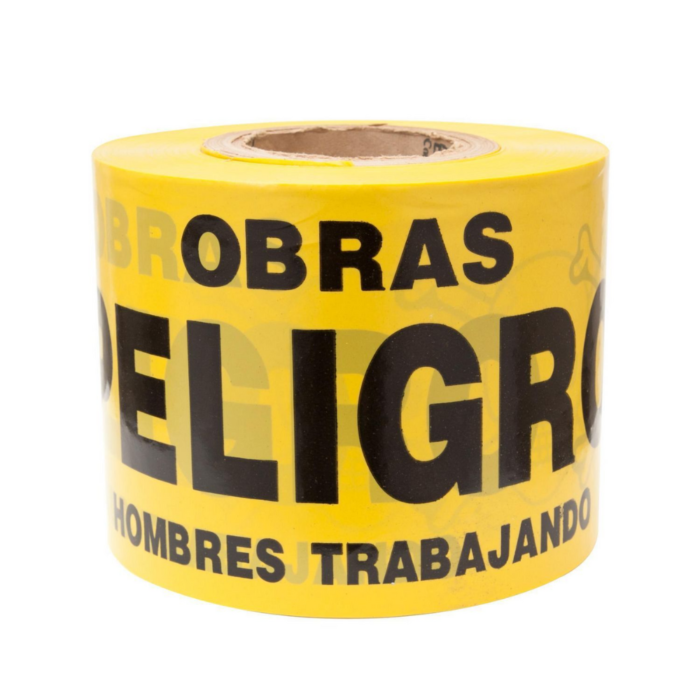 Cinta de peligro obras amarillo X 200 Metros