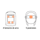 Careta electrónica profesional para soldar 102228 Truper