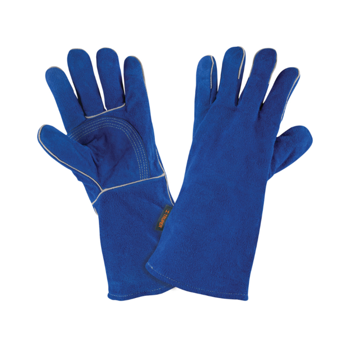 Guantes para soldador reforzados azules 15246 Truper